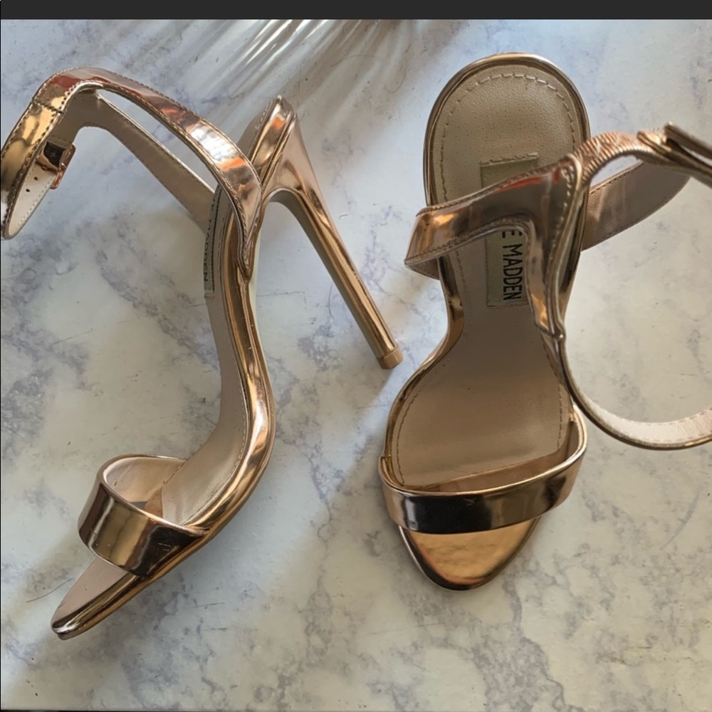 Rose Gold Steve Madden Heels